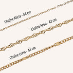 Pendentif médaille à graver Olivia - doré Bohm Paris 