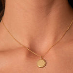 Pendentif médaille à graver - Sidoni Bohm Paris 