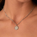 Pendentif médaille à graver - Sidoni Bohm Paris 