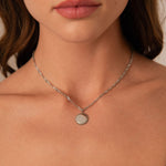 Pendentif médaille à graver - Sidoni Bohm Paris 