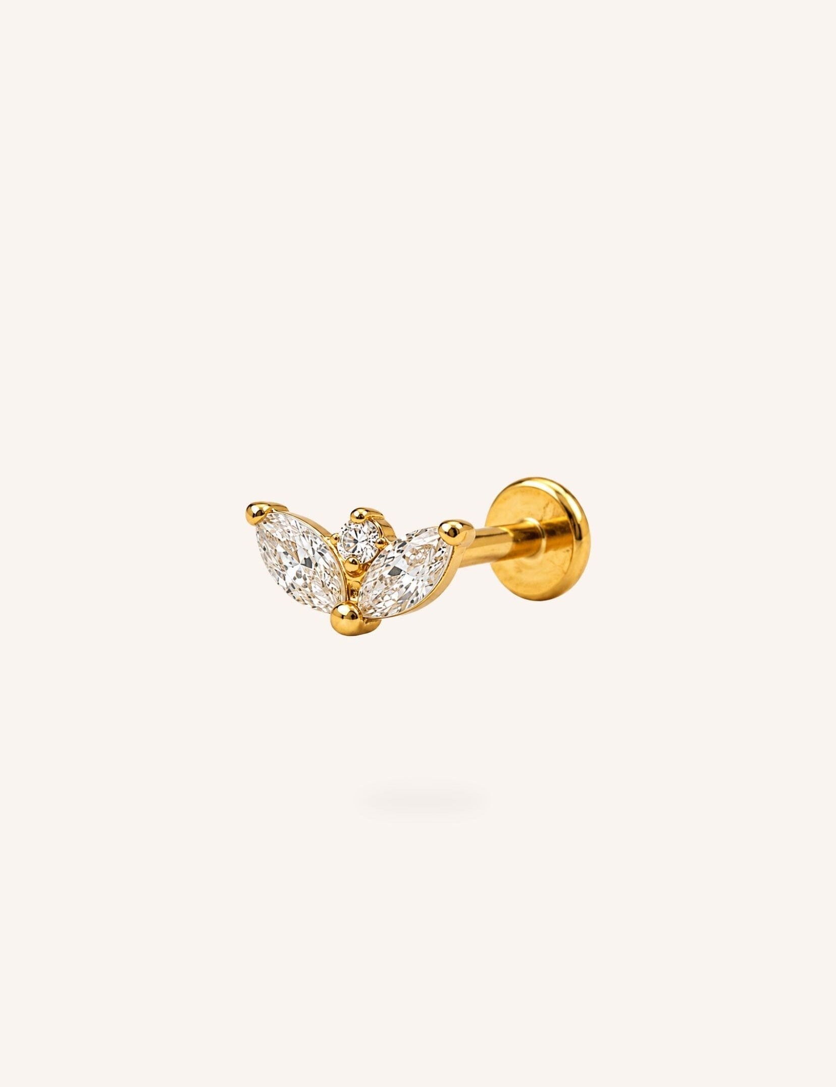 Piercing Bohm Paris - Calya Boucles d'oreilles type Piercing Bohm Paris Doré 
