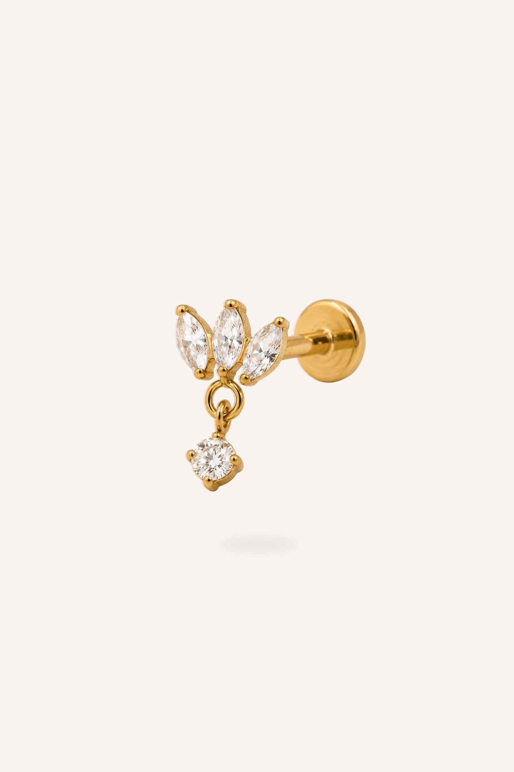 Piercing Bohm Paris - Éclat Boucles d'oreilles type Piercing Bohm Paris Doré 