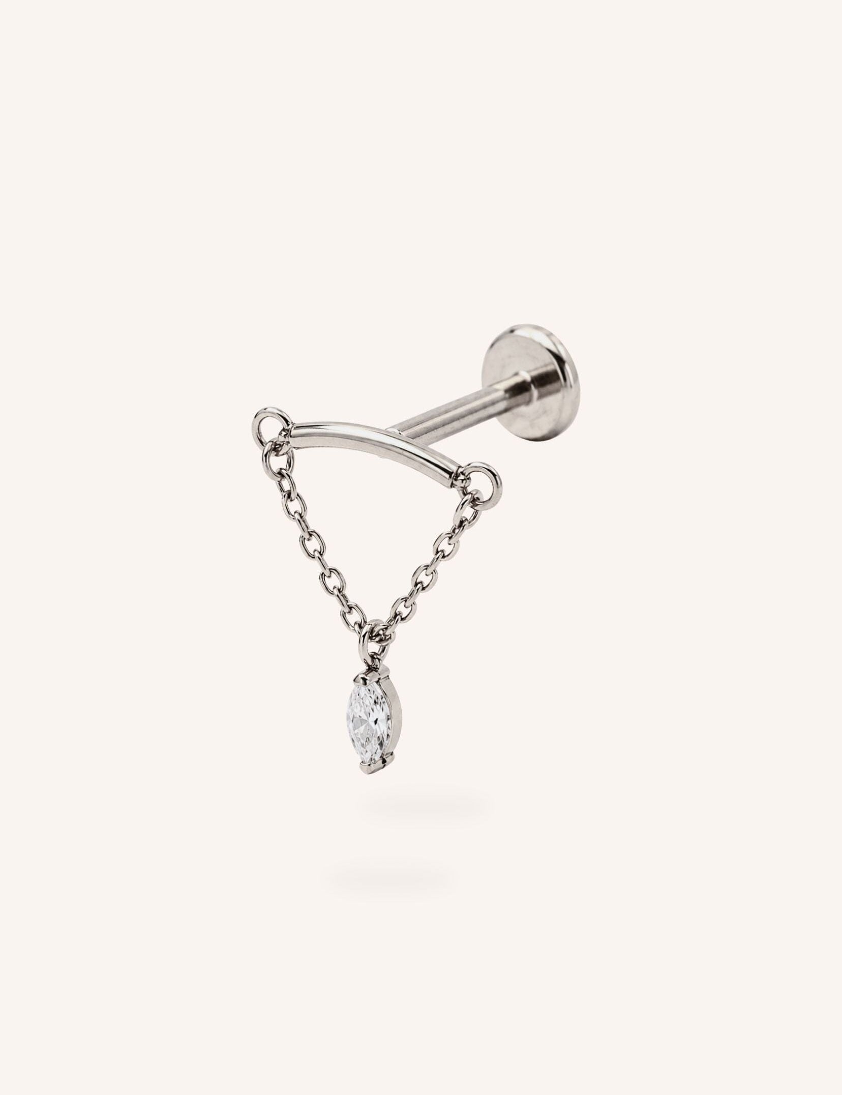 Piercing Bohm Paris - Éloria Boucles d'oreilles type Piercing Bohm Paris Argenté 