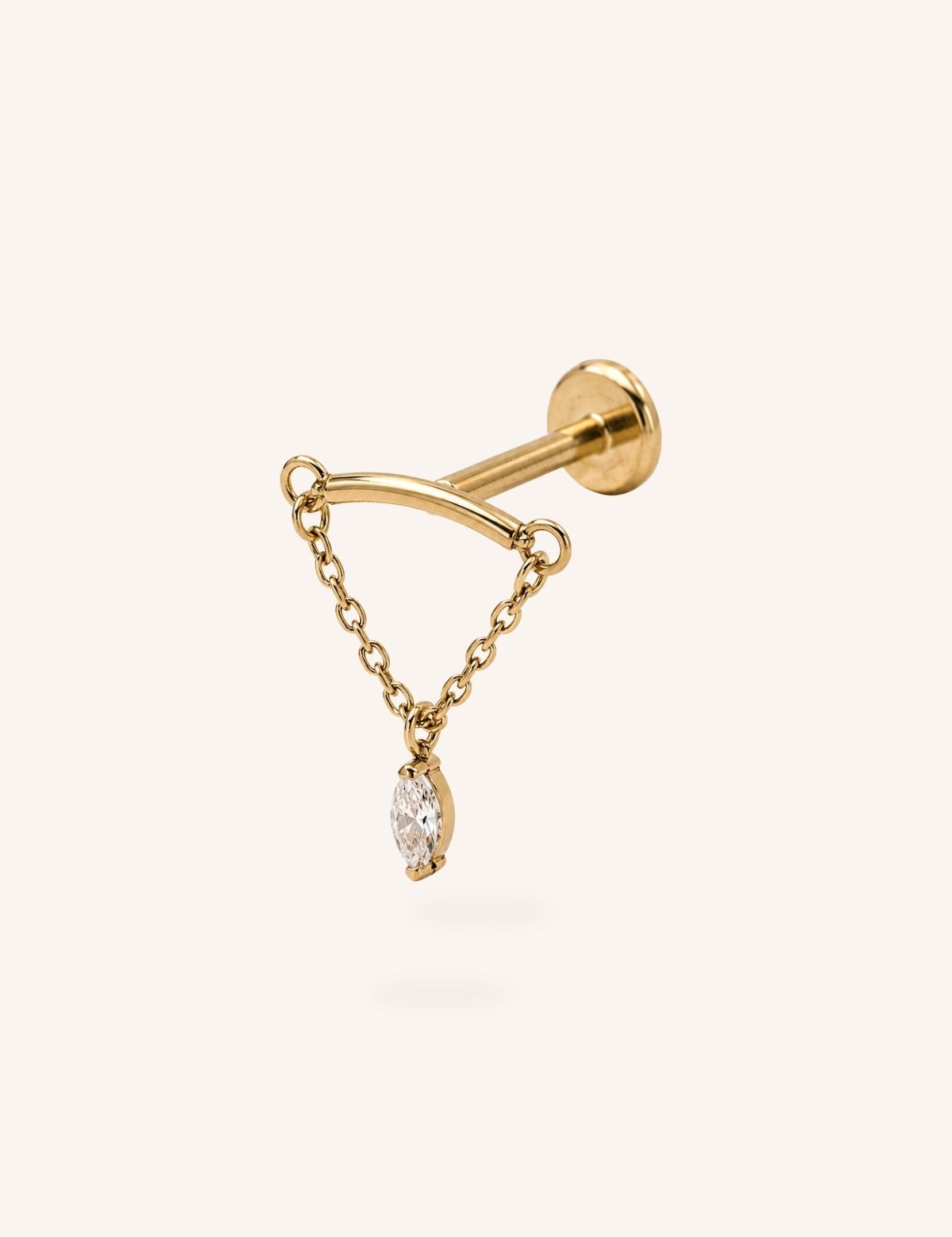 Piercing Bohm Paris - Éloria Boucles d'oreilles type Piercing Bohm Paris Doré 