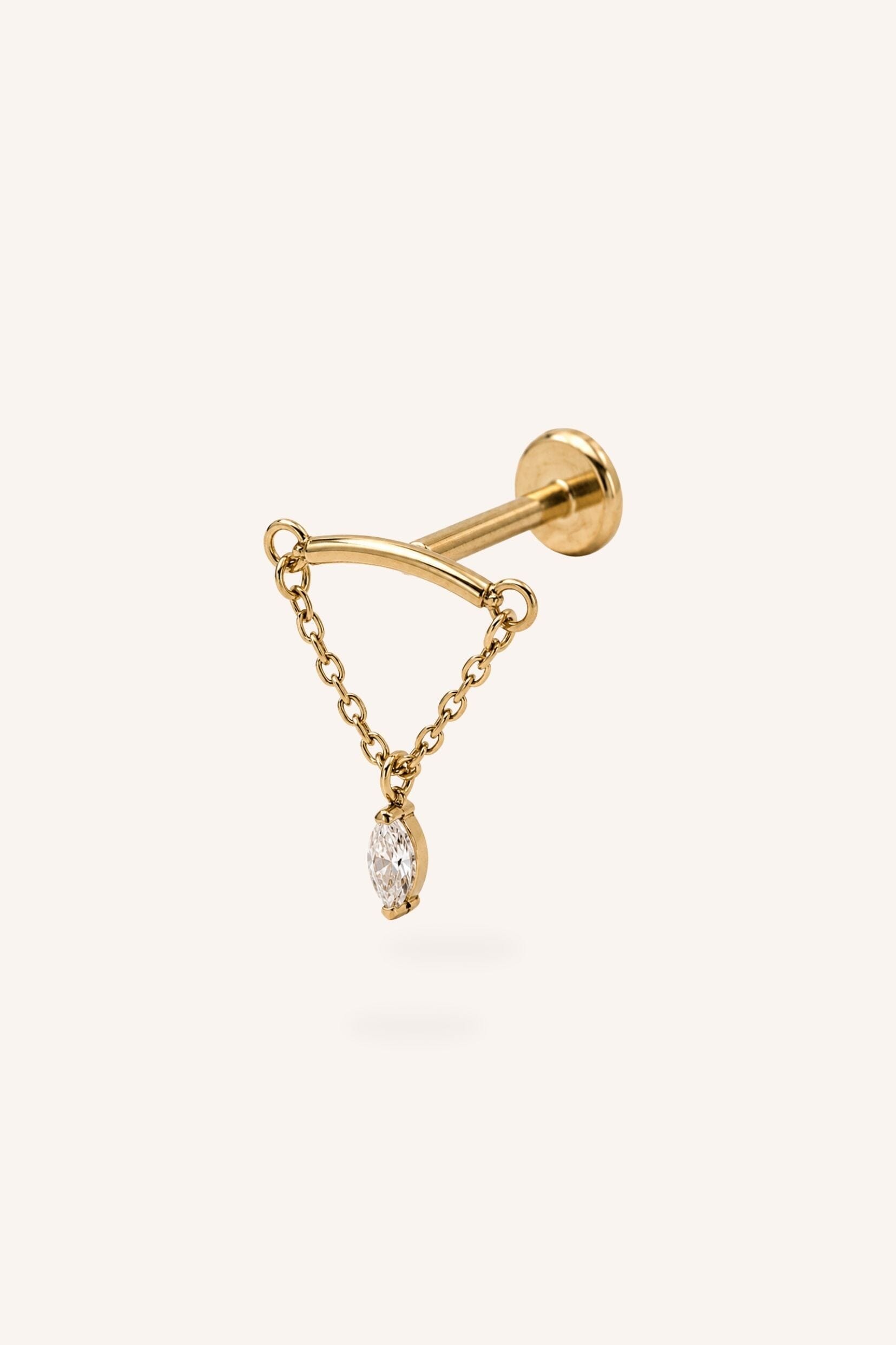 Piercing Bohm Paris - Éloria Boucles d'oreilles type Piercing Bohm Paris Doré 