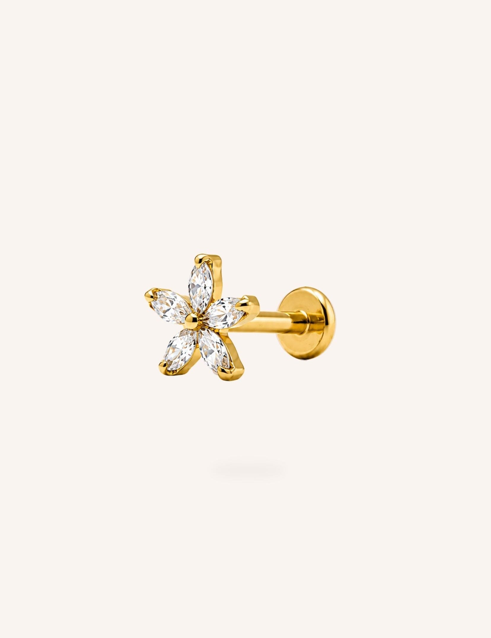 Piercing Bohm Paris - Florelle Boucles d'oreilles type Piercing Bohm Paris Doré 
