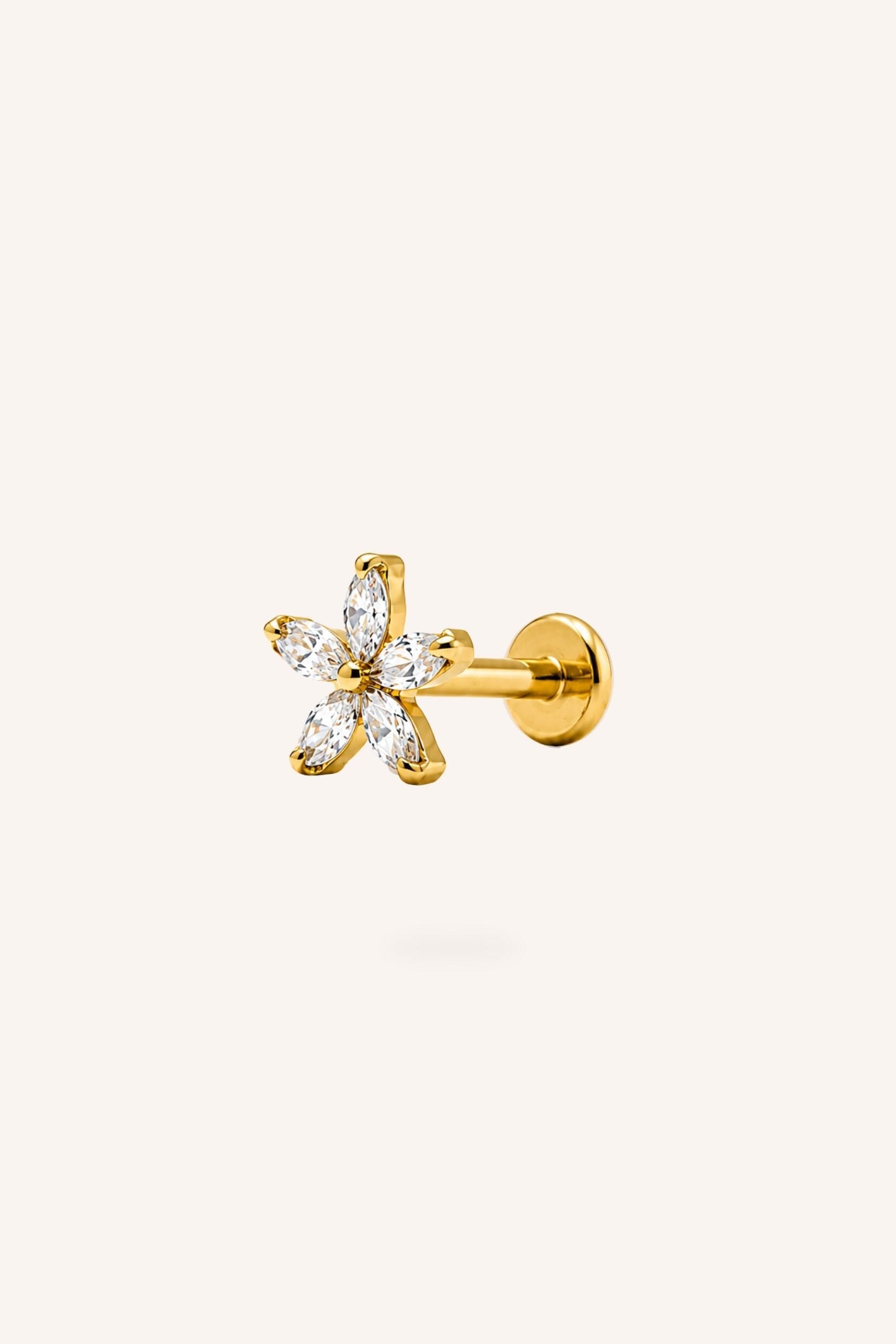 Piercing Bohm Paris - Florelle Boucles d'oreilles type Piercing Bohm Paris Doré 