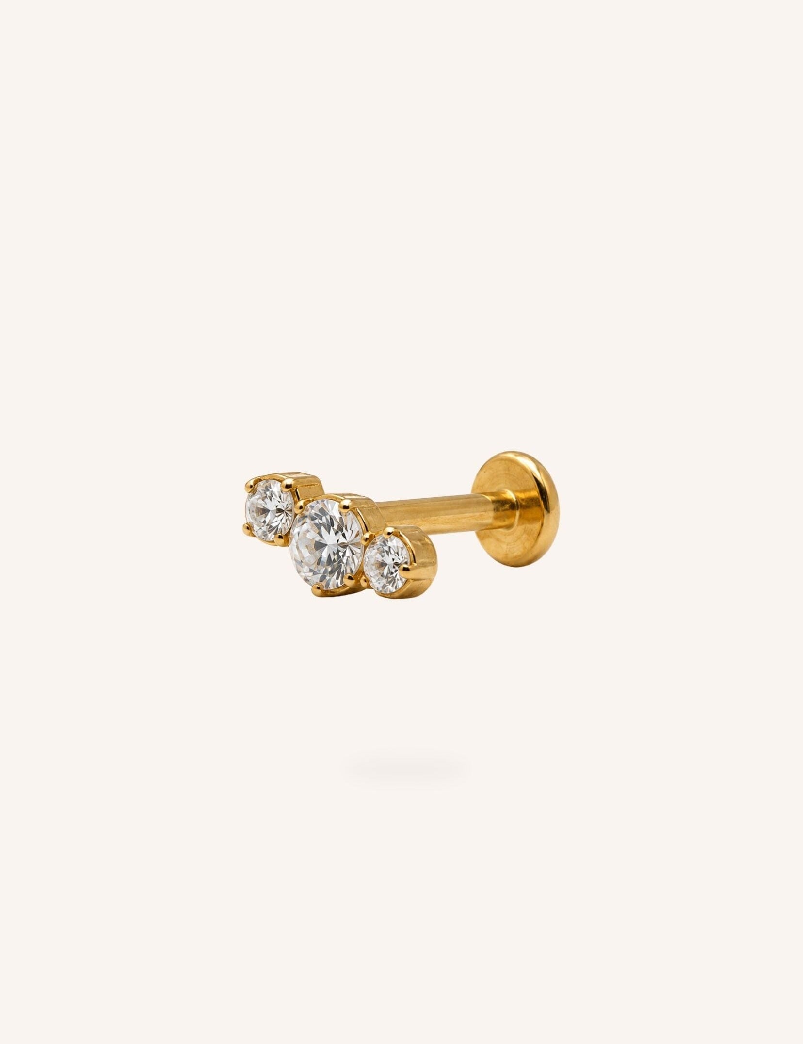 Piercing Bohm Paris - Haloé Boucles d'oreilles type Piercing Bohm Paris Doré 