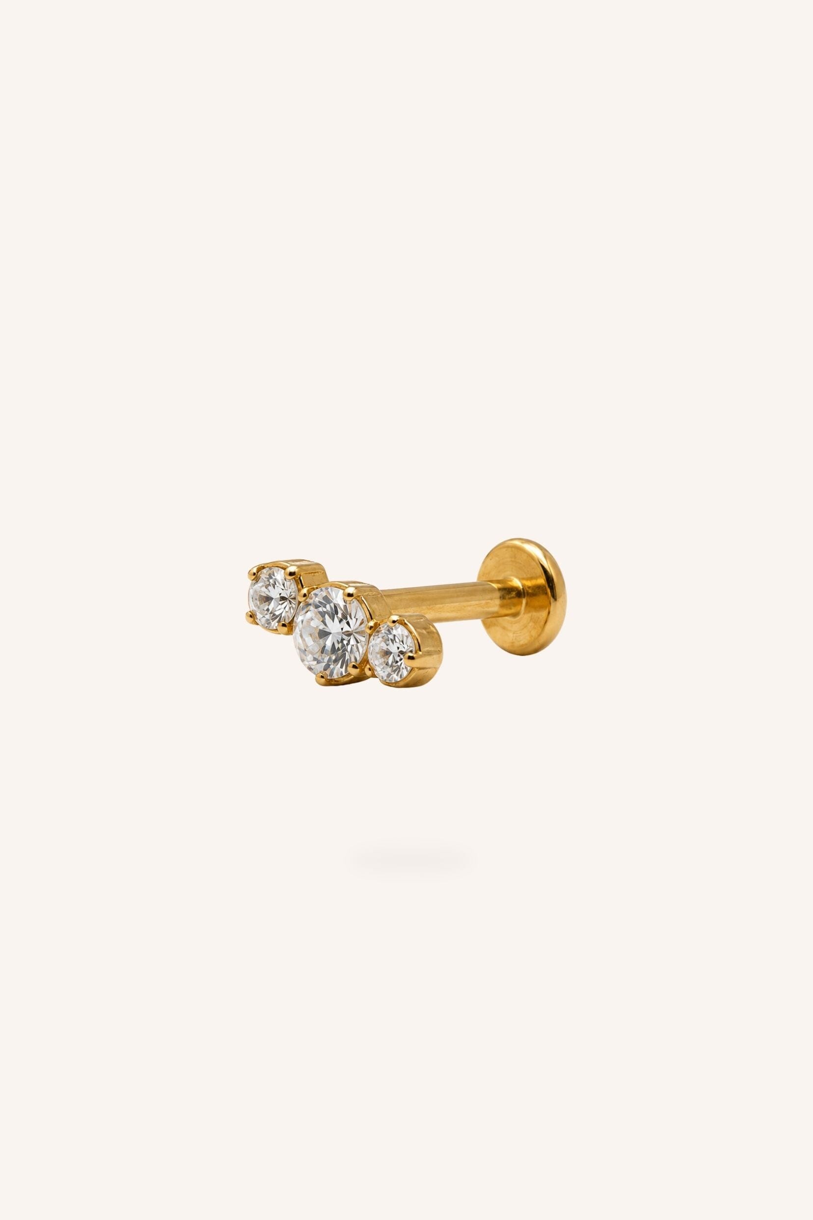 Piercing Bohm Paris - Haloé Boucles d'oreilles type Piercing Bohm Paris Doré 