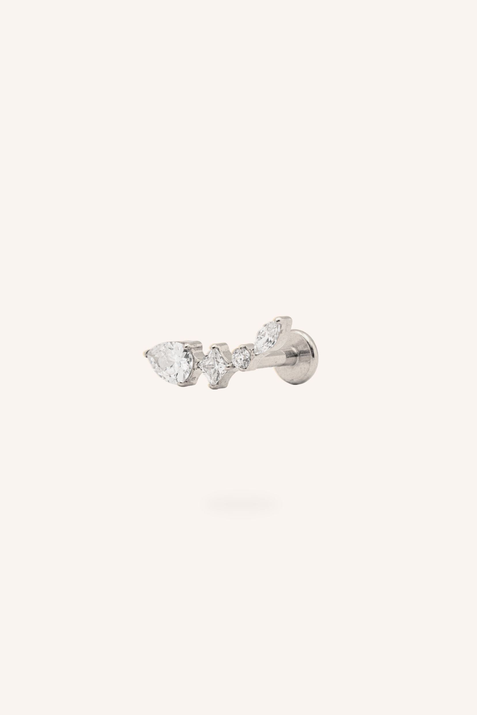Piercing Bohm Paris - Isoria Boucles d'oreilles type Piercing Bohm Paris Argenté 