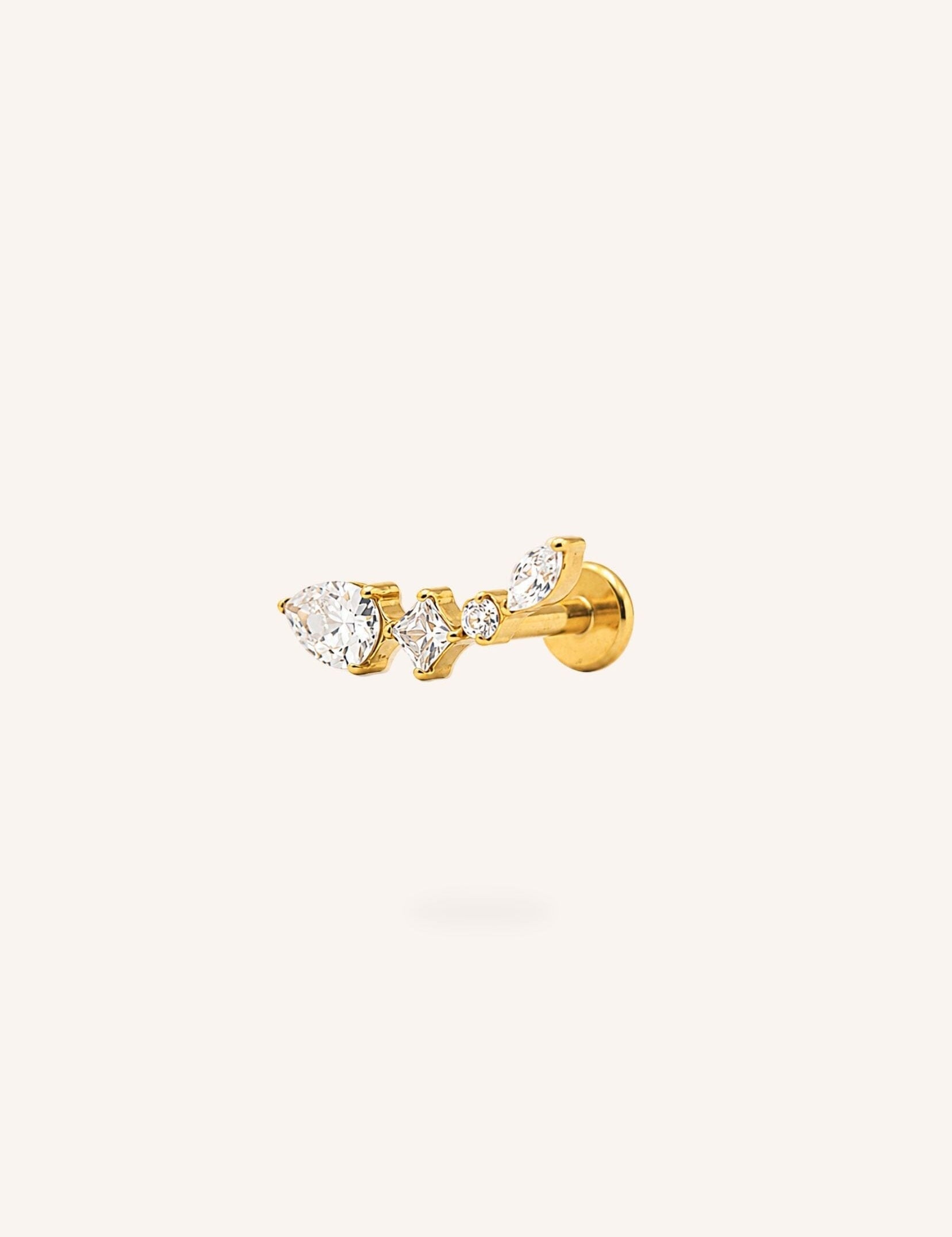Piercing Bohm Paris - Isoria Boucles d'oreilles type Piercing Bohm Paris Doré 
