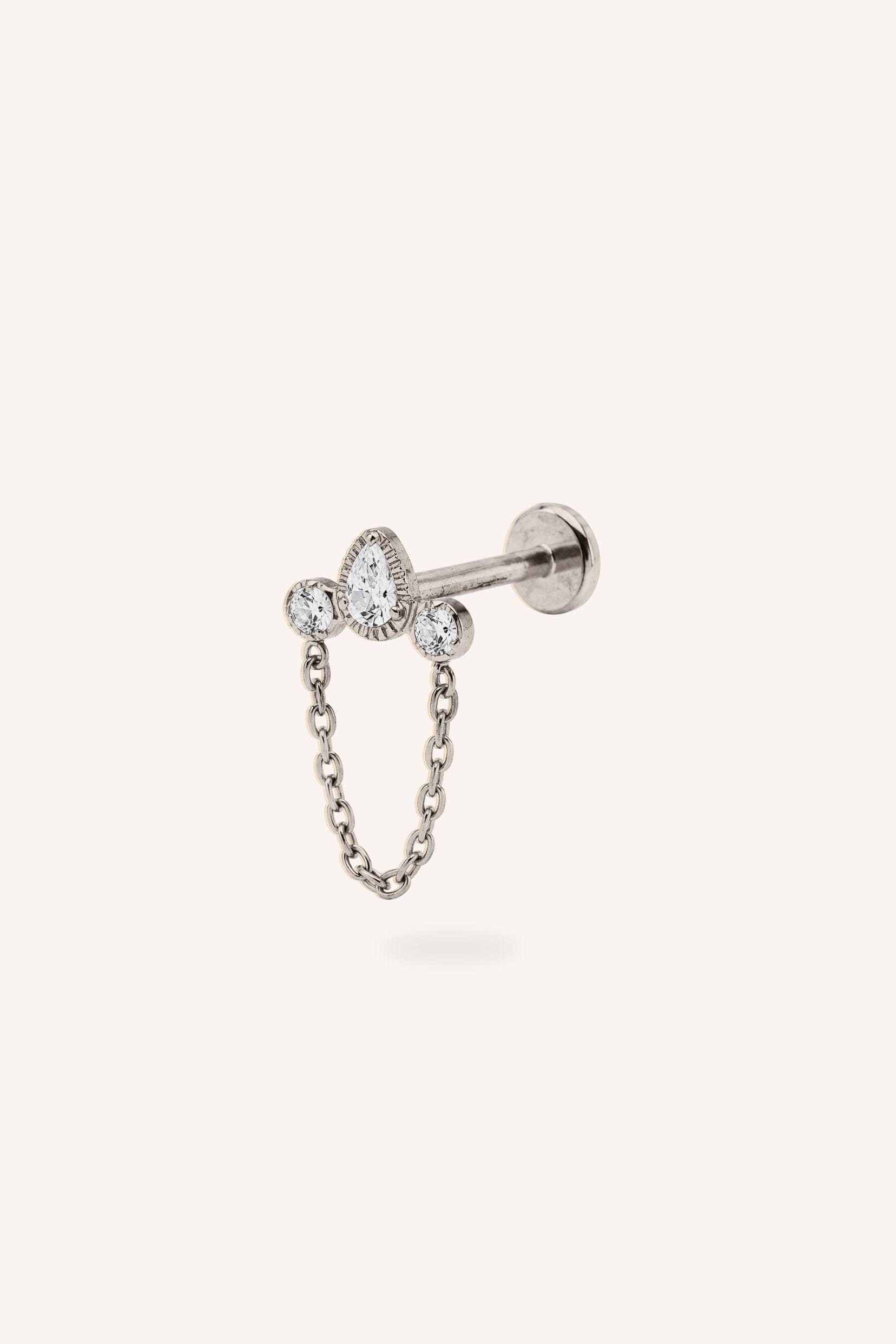 Piercing Bohm Paris - Lunaria Boucles d'oreilles type Piercing Bohm Paris Argenté 