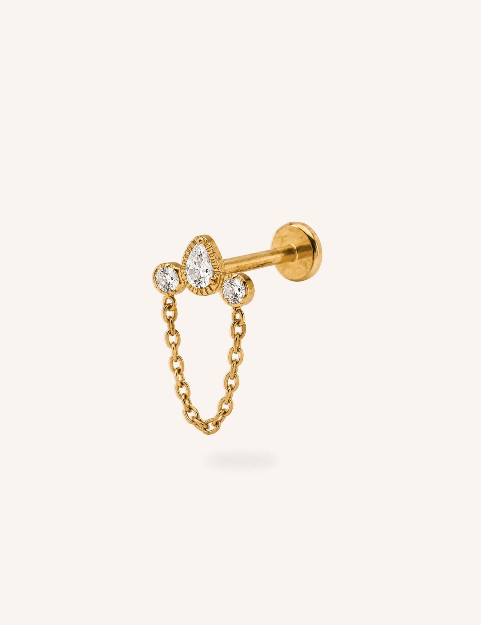Piercing Bohm Paris - Lunaria Boucles d'oreilles type Piercing Bohm Paris Doré 
