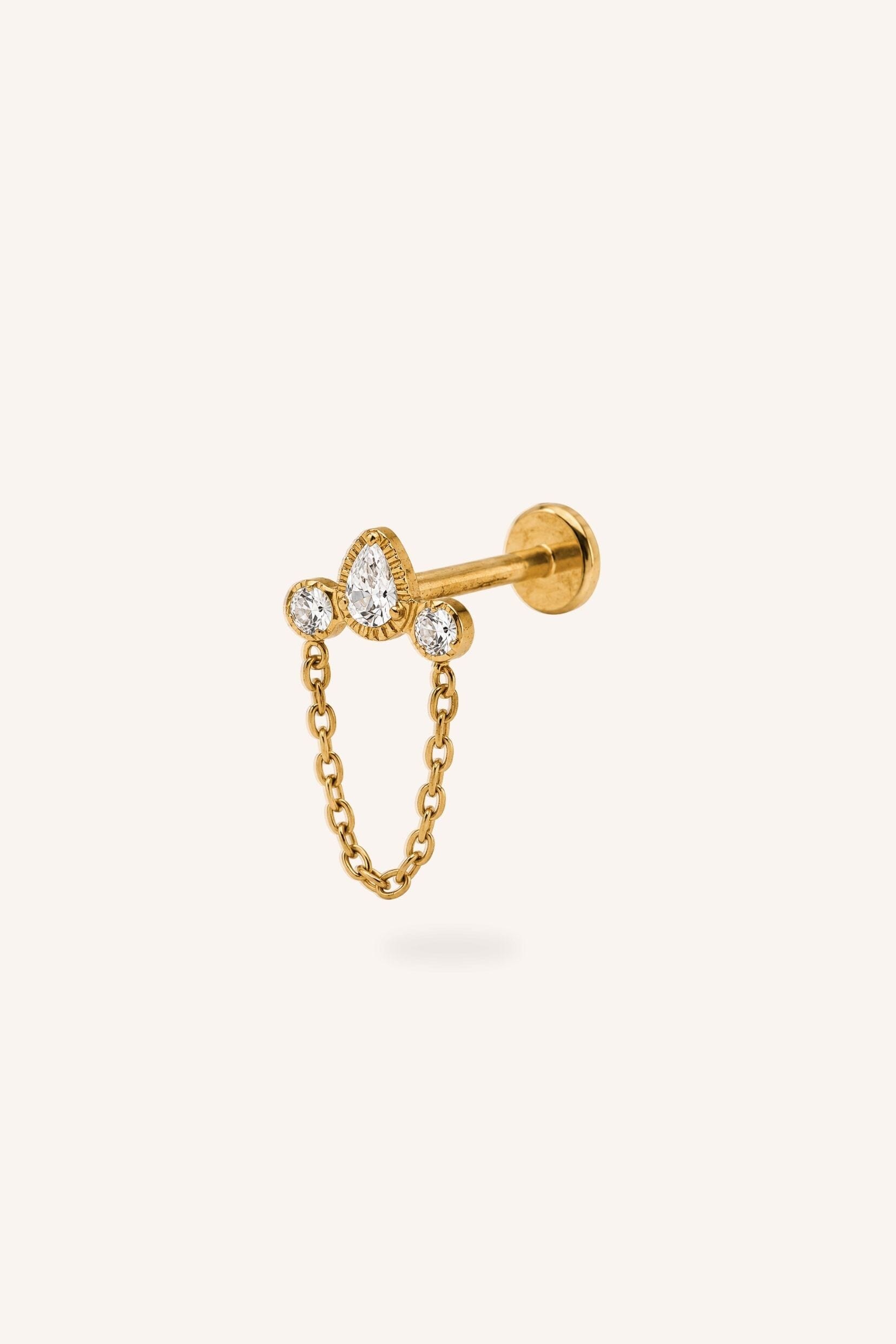 Piercing Bohm Paris - Lunaria Boucles d'oreilles type Piercing Bohm Paris Doré 