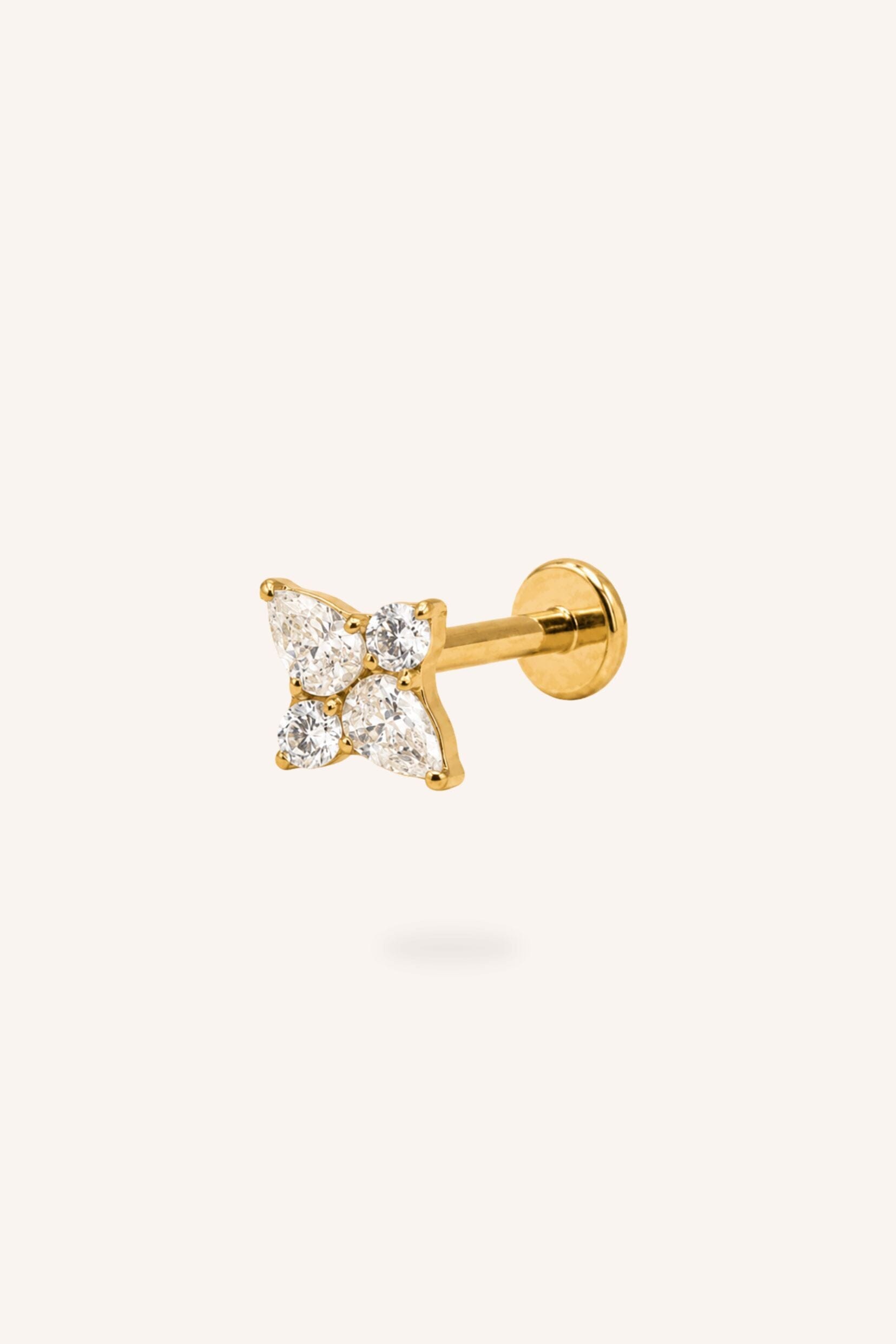 Piercing Bohm Paris - Morphéa Boucles d'oreilles type Piercing Bohm Paris Doré 