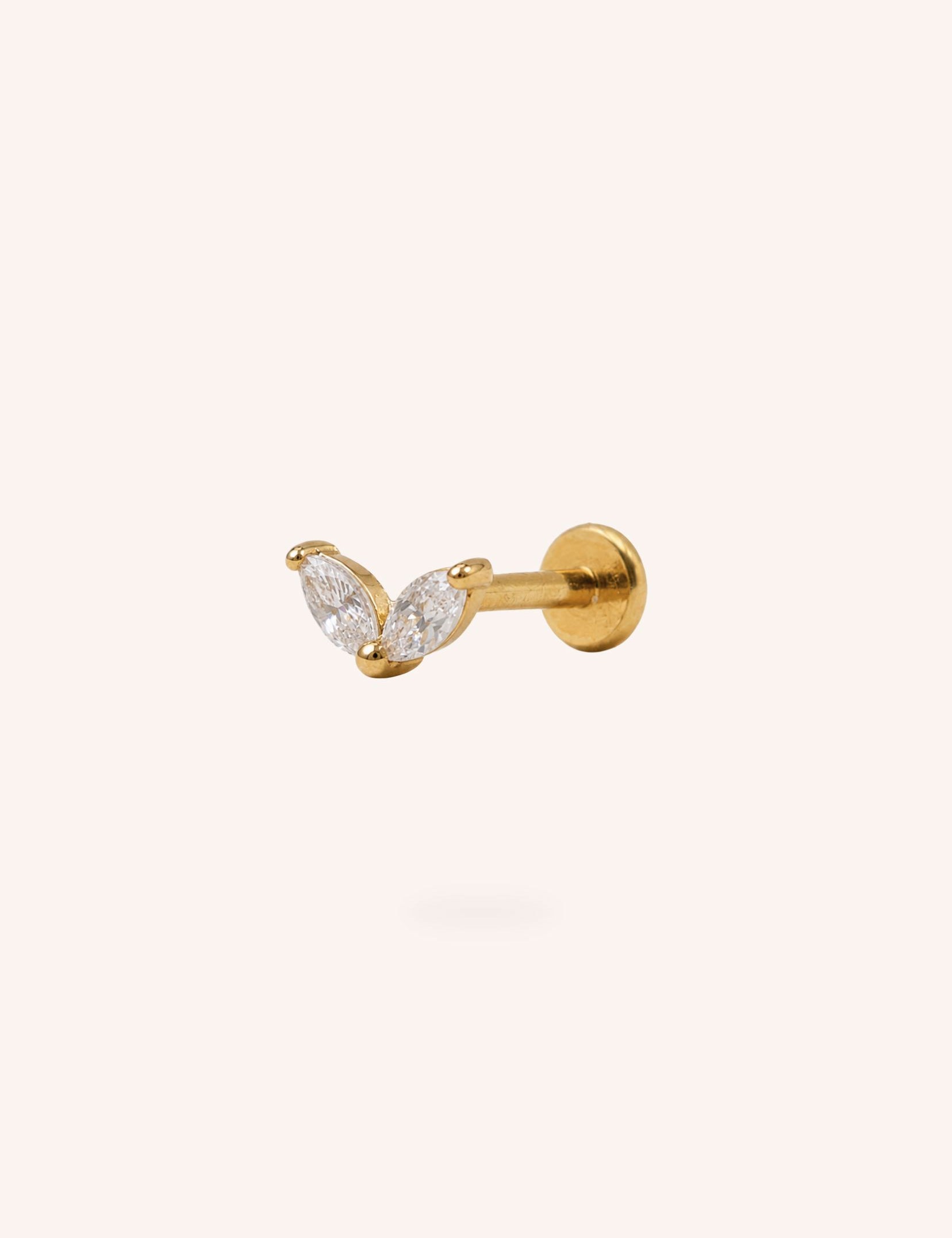 Piercing Bohm Paris - Naïs Boucles d'oreilles type Piercing Bohm Paris Doré 