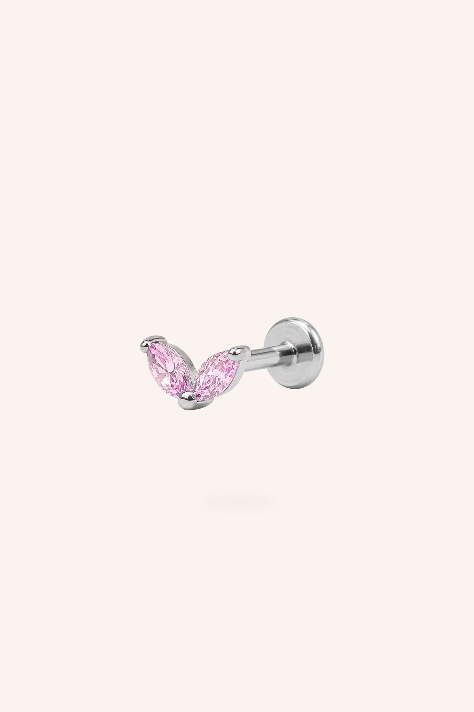 Piercing Bohm Paris - Naïs Boucles d'oreilles type Piercing Bohm Paris Rose 