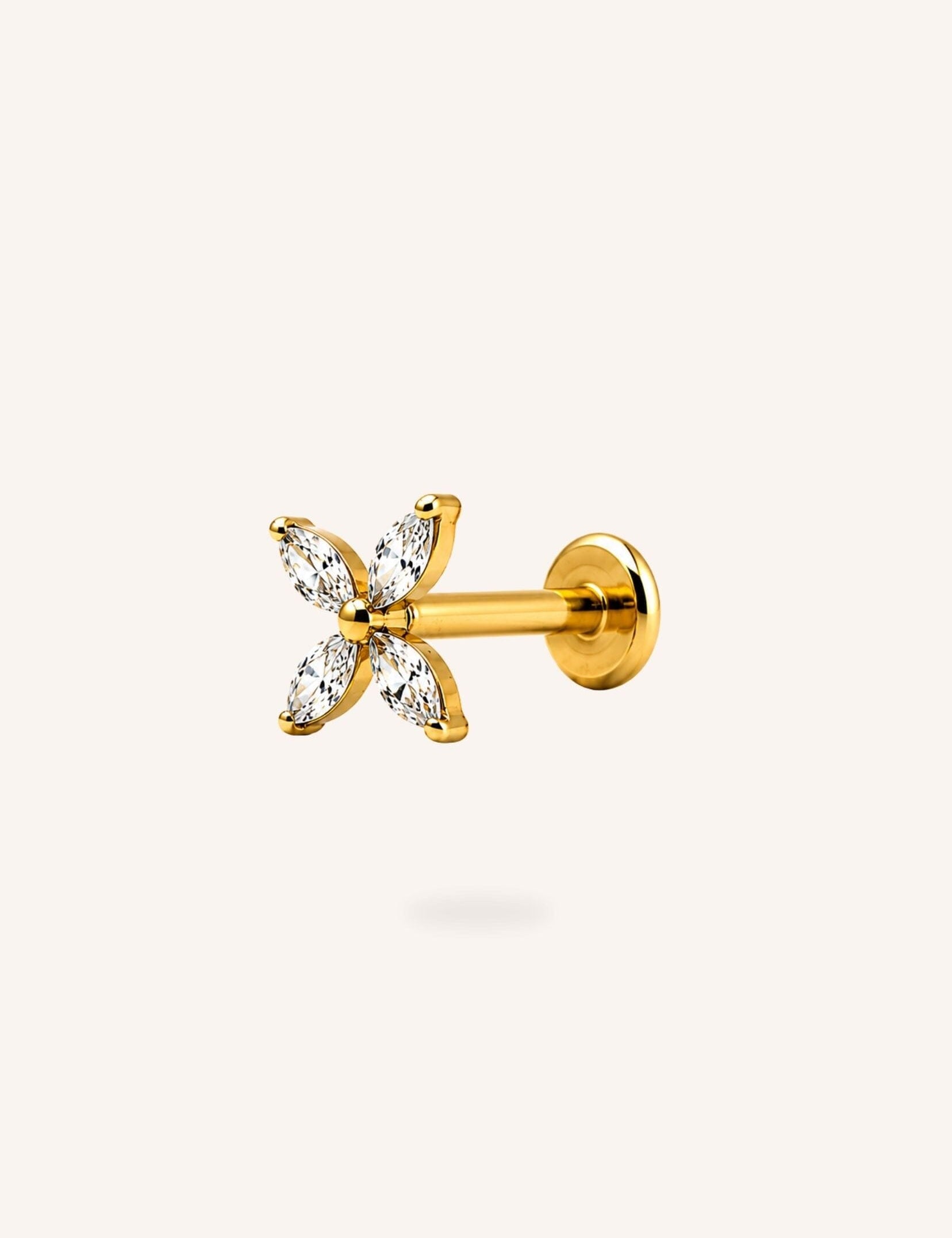 Piercing Bohm Paris - Oléane Boucles d'oreilles type Piercing Bohm Paris Doré 