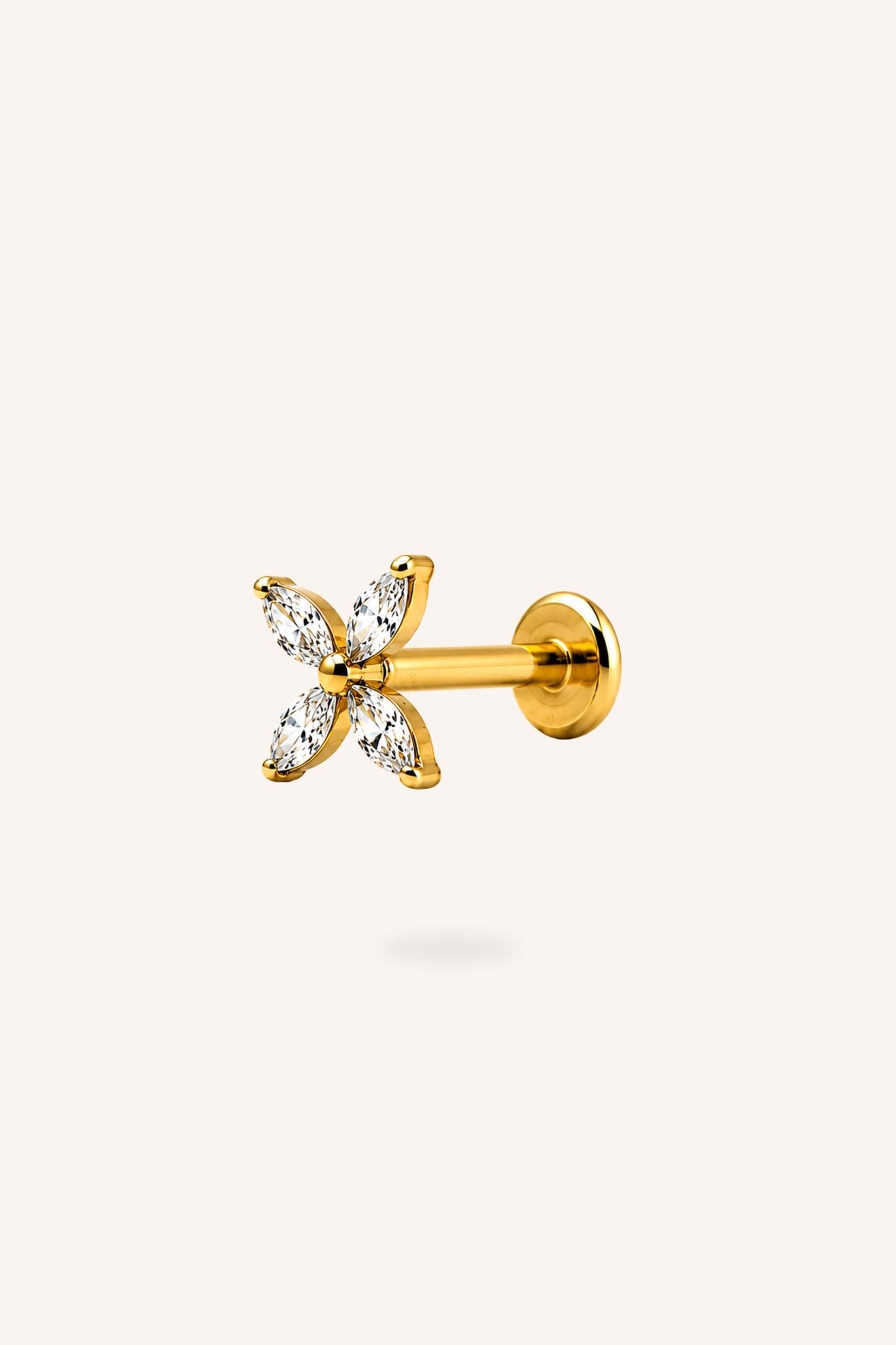 Piercing Bohm Paris - Oléane Boucles d'oreilles type Piercing Bohm Paris Doré 
