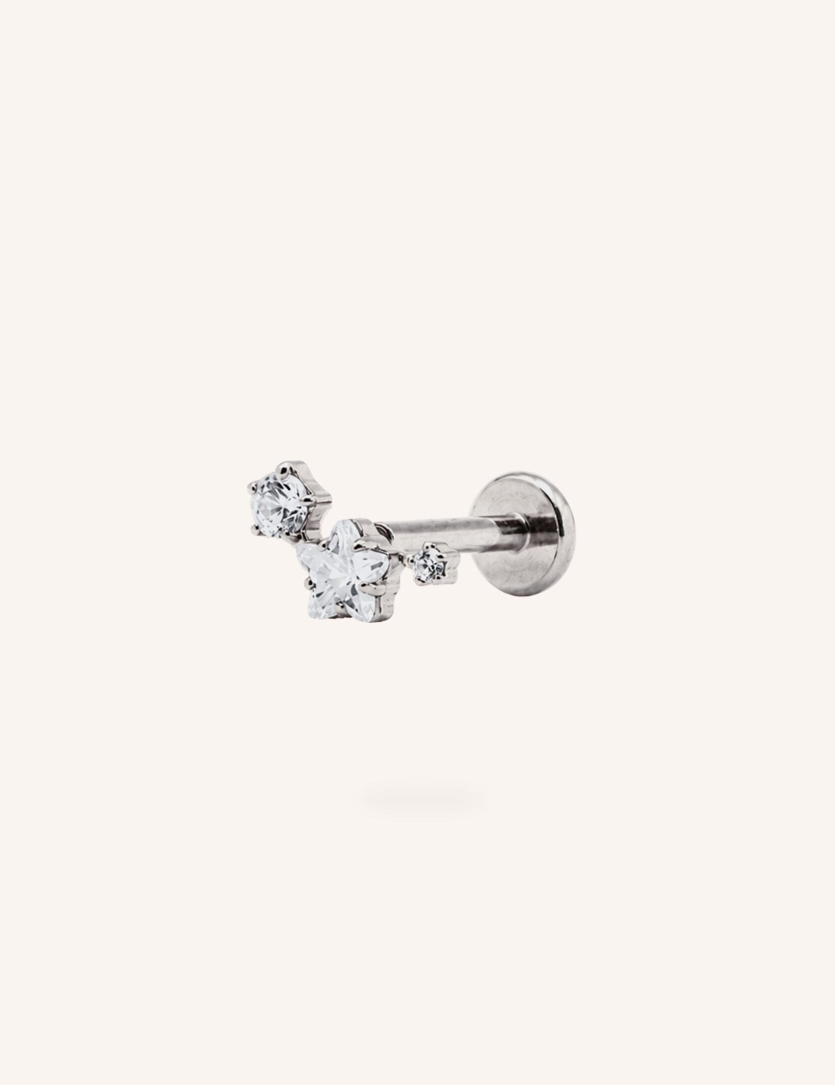 Piercing Bohm Paris - Sely Boucles d'oreilles type Piercing Bohm Paris Argenté 