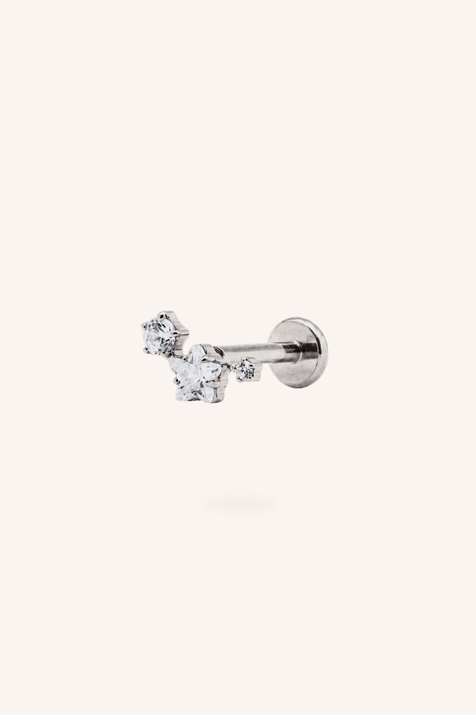 Piercing Bohm Paris - Sely Boucles d'oreilles type Piercing Bohm Paris Argenté 