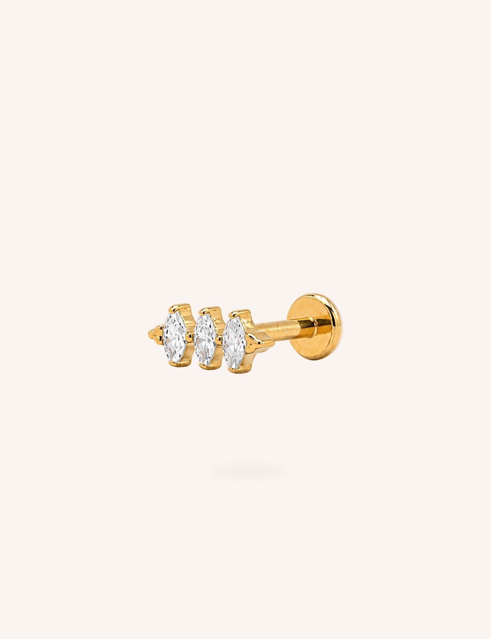 Piercing Bohm Paris - Vega Boucles d'oreilles type Piercing Bohm Paris Doré 