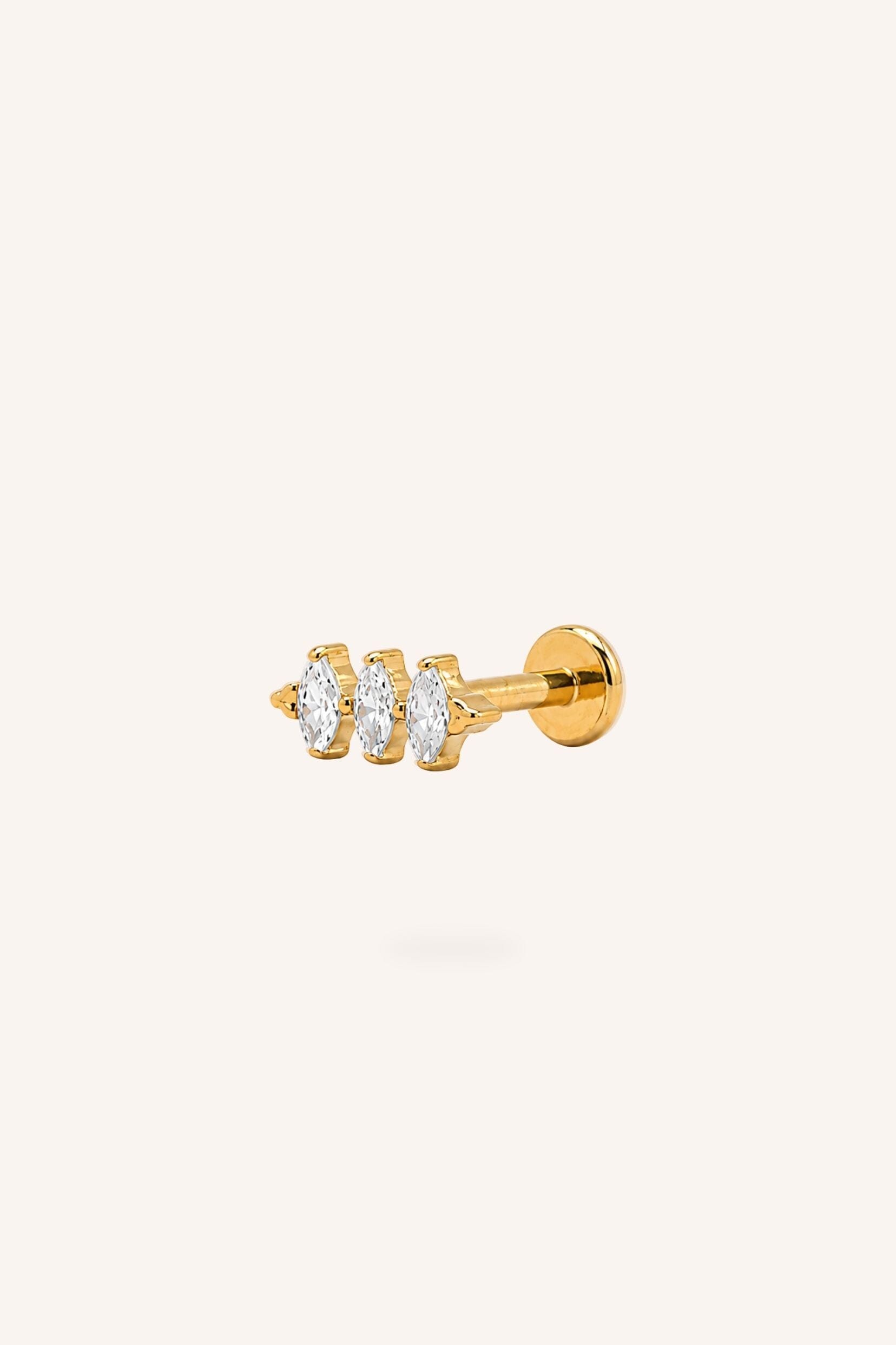 Piercing Bohm Paris - Vega Boucles d'oreilles type Piercing Bohm Paris Doré 