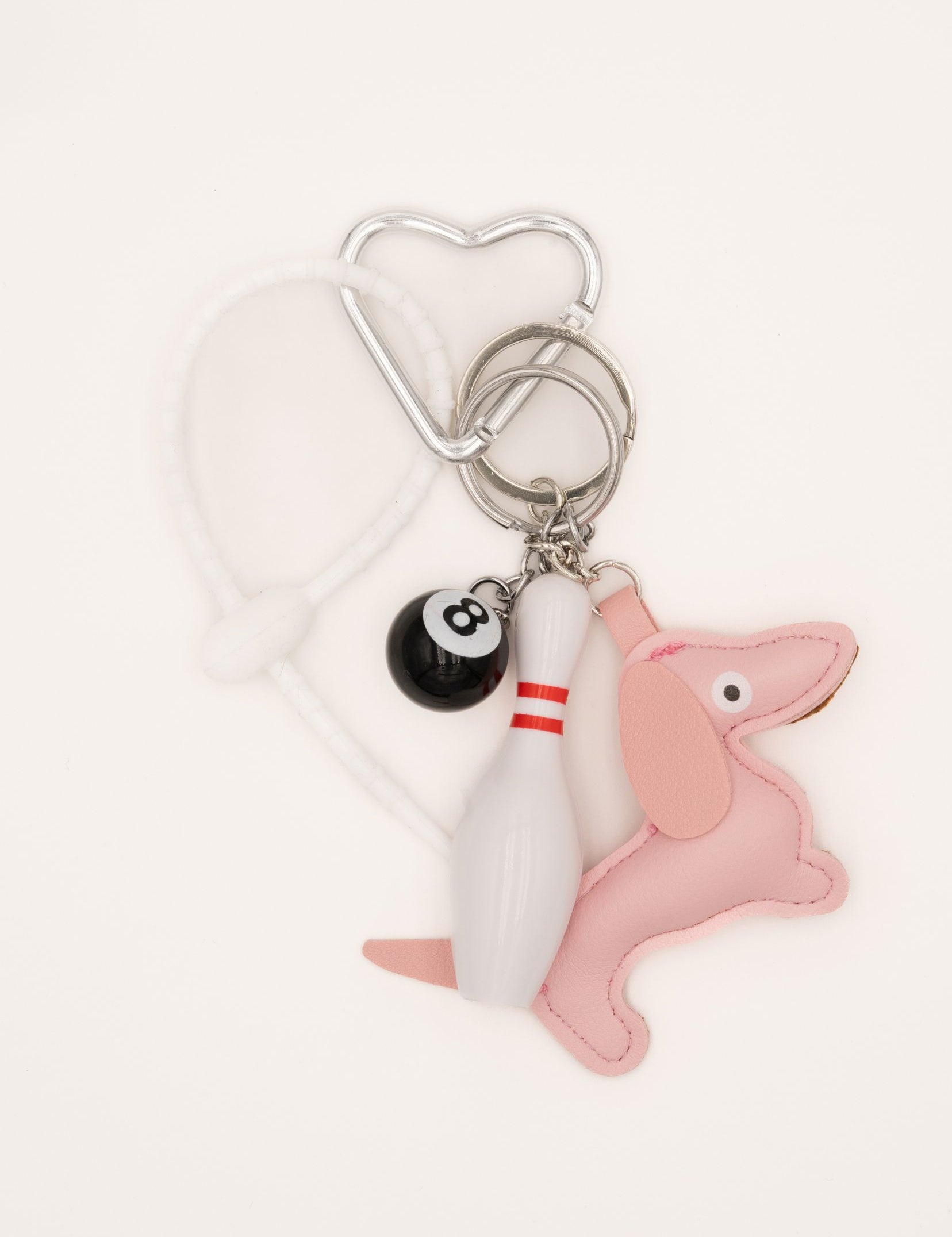 Porte-clés Bohm Paris -Teckel Porte-clés Bohm Paris Rose 