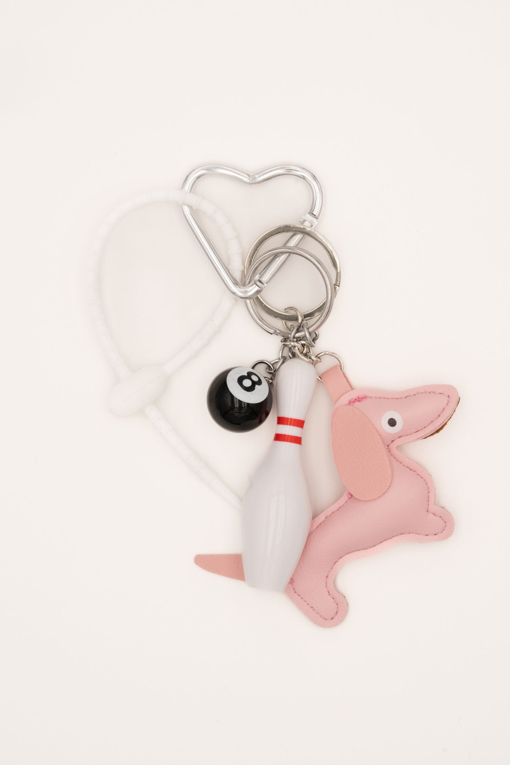 Porte-clés Bohm Paris -Teckel Porte-clés Bohm Paris Rose 