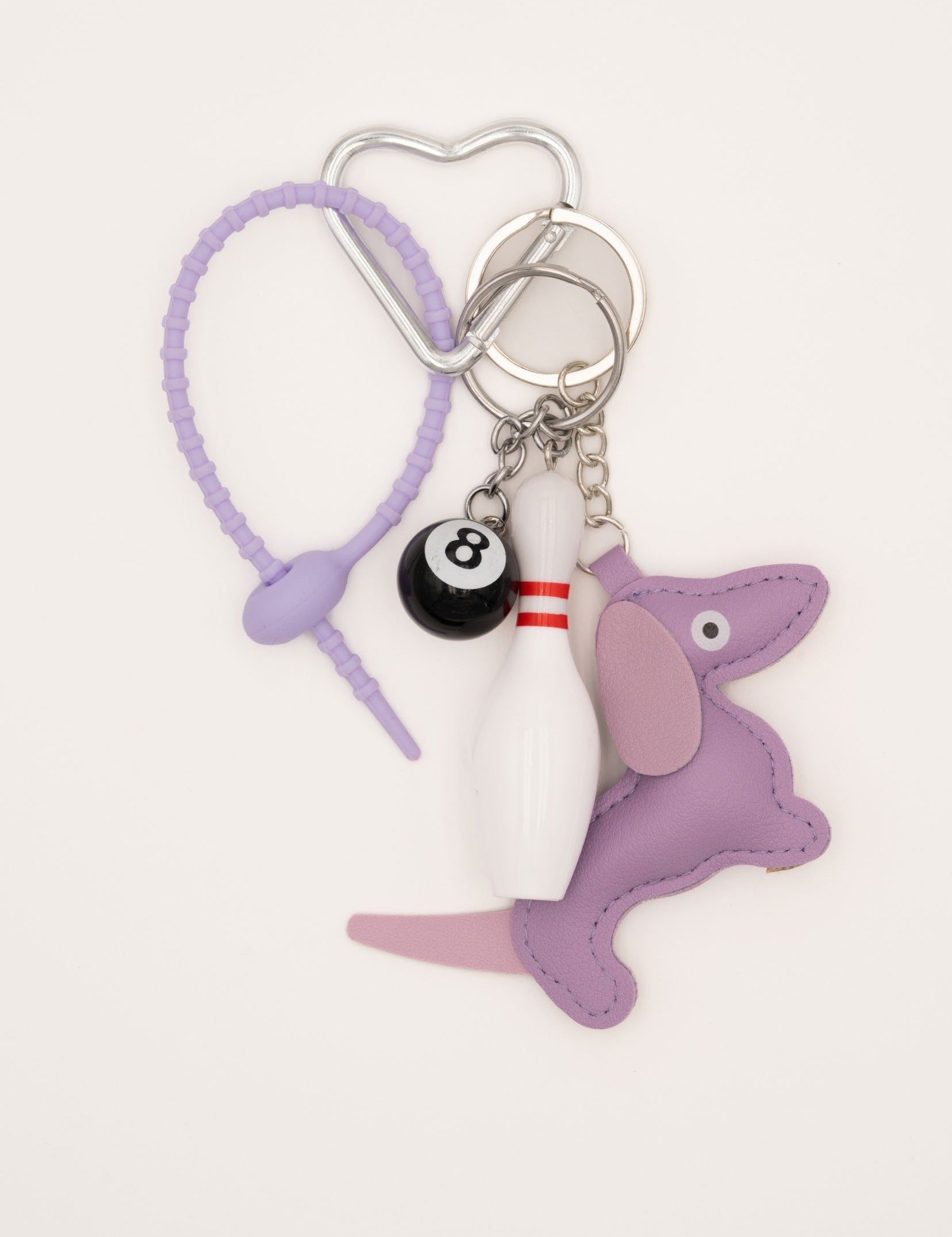 Porte-clés Bohm Paris -Teckel Porte-clés Bohm Paris Violet 