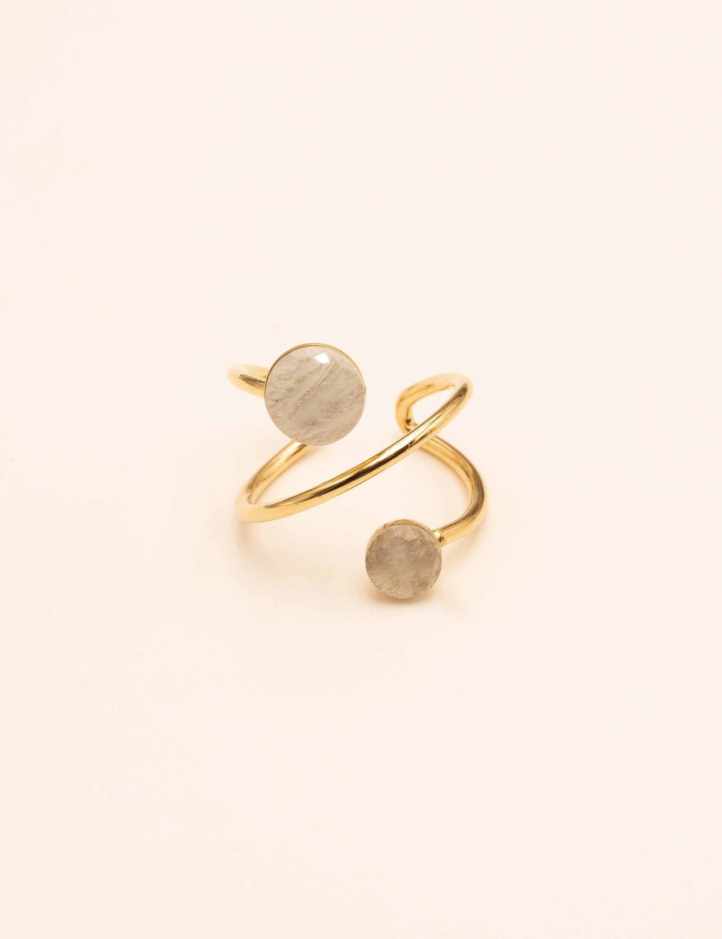 Bague Bohm Paris - Calista Bague Bohm Paris Agate blanche 