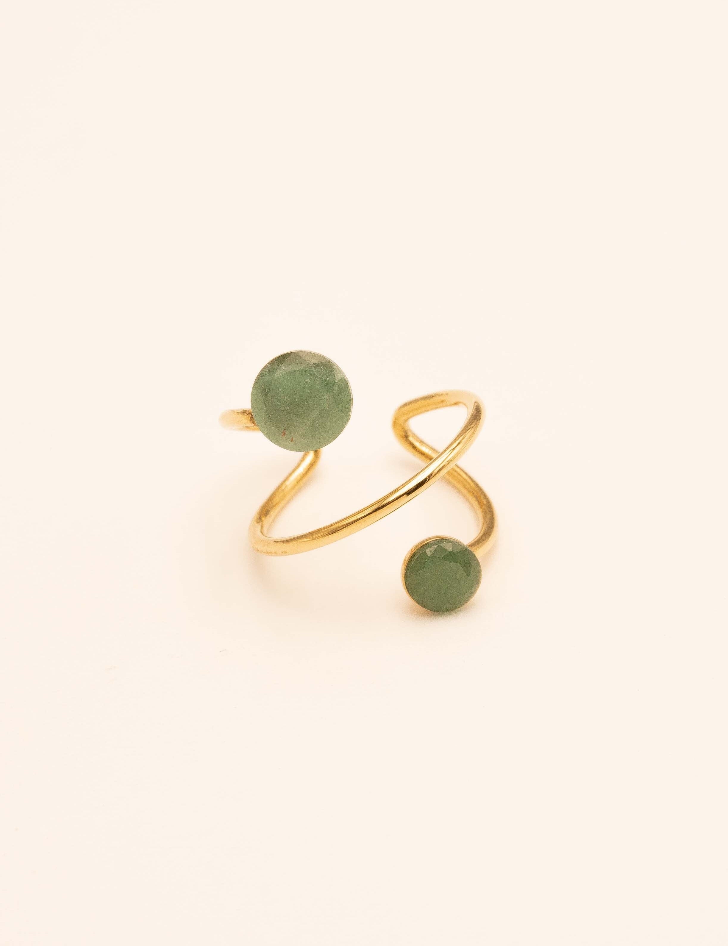 Bague Bohm Paris - Calista Bague Bohm Paris Aventurine verte 