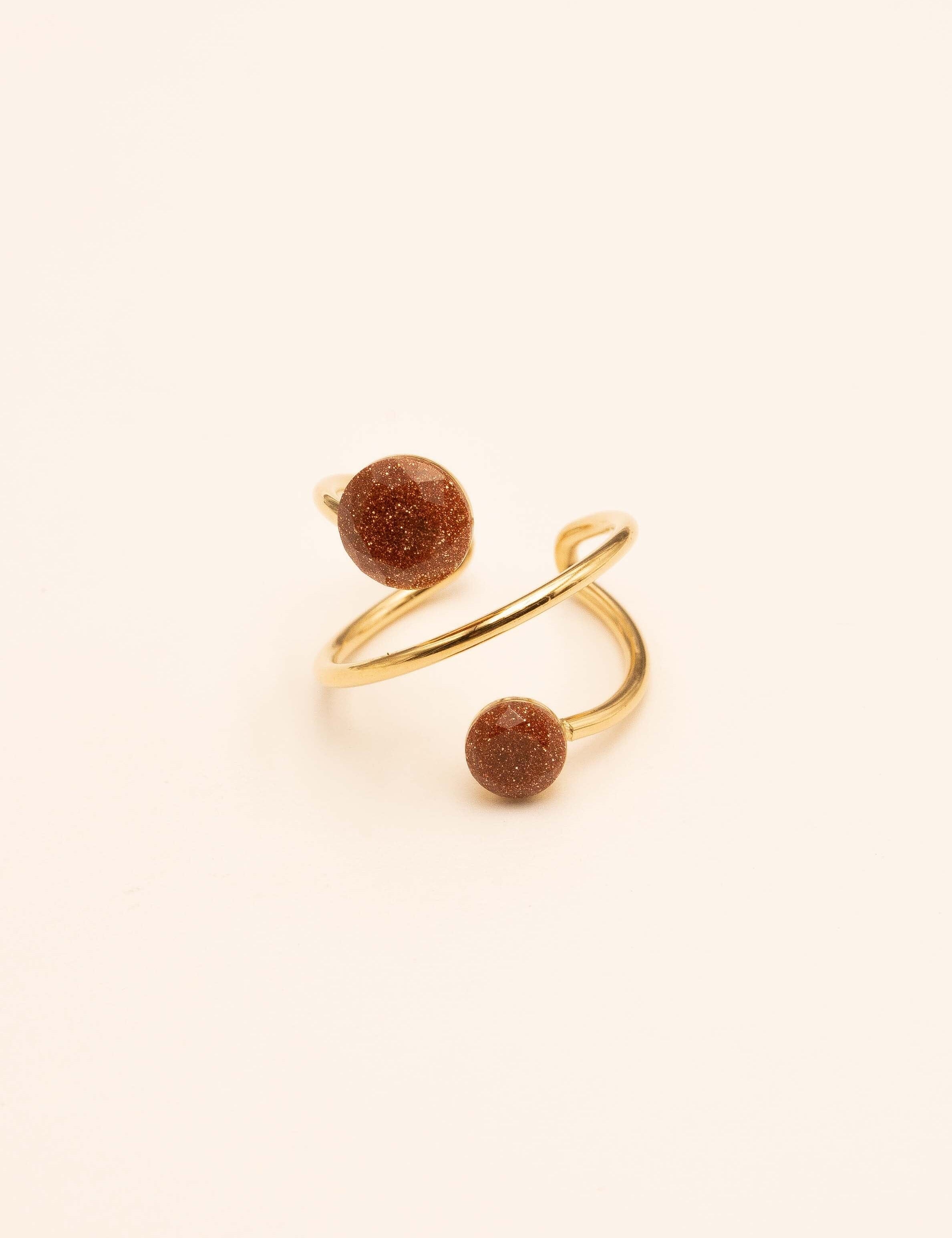 Bague Bohm Paris - Calista Bague Bohm Paris pierre de sable d'or 