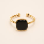 Bague Bohm Paris - Chloefina Bague Bohm Paris Onyx 
