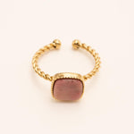Bague Bohm Paris - Chloefina Bague Bohm Paris Rhodonite 