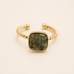 Bague Bohm Paris - Chloefina Bague Bohm Paris Turquoise africaine 