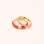 Bague Bohm Paris - Dario Bague Bohm Paris 53 rouge émail 