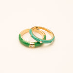 Bague Bohm Paris - Dario Bague Bohm Paris 53 vert foncé émail 
