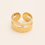 Bague Bohm Paris - Esmalia Bague Bohm Paris Doré 