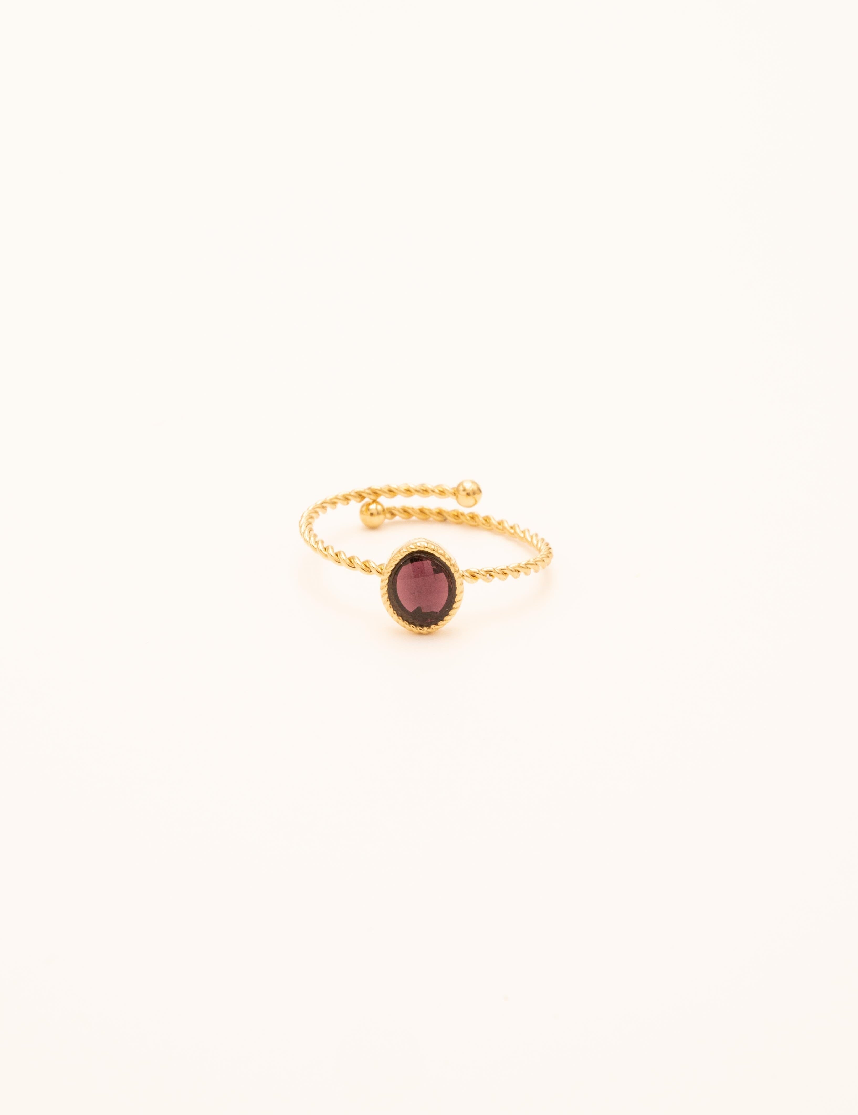 Bague Bohm Paris - Geyline Bagues Bohm Paris Pourpre 