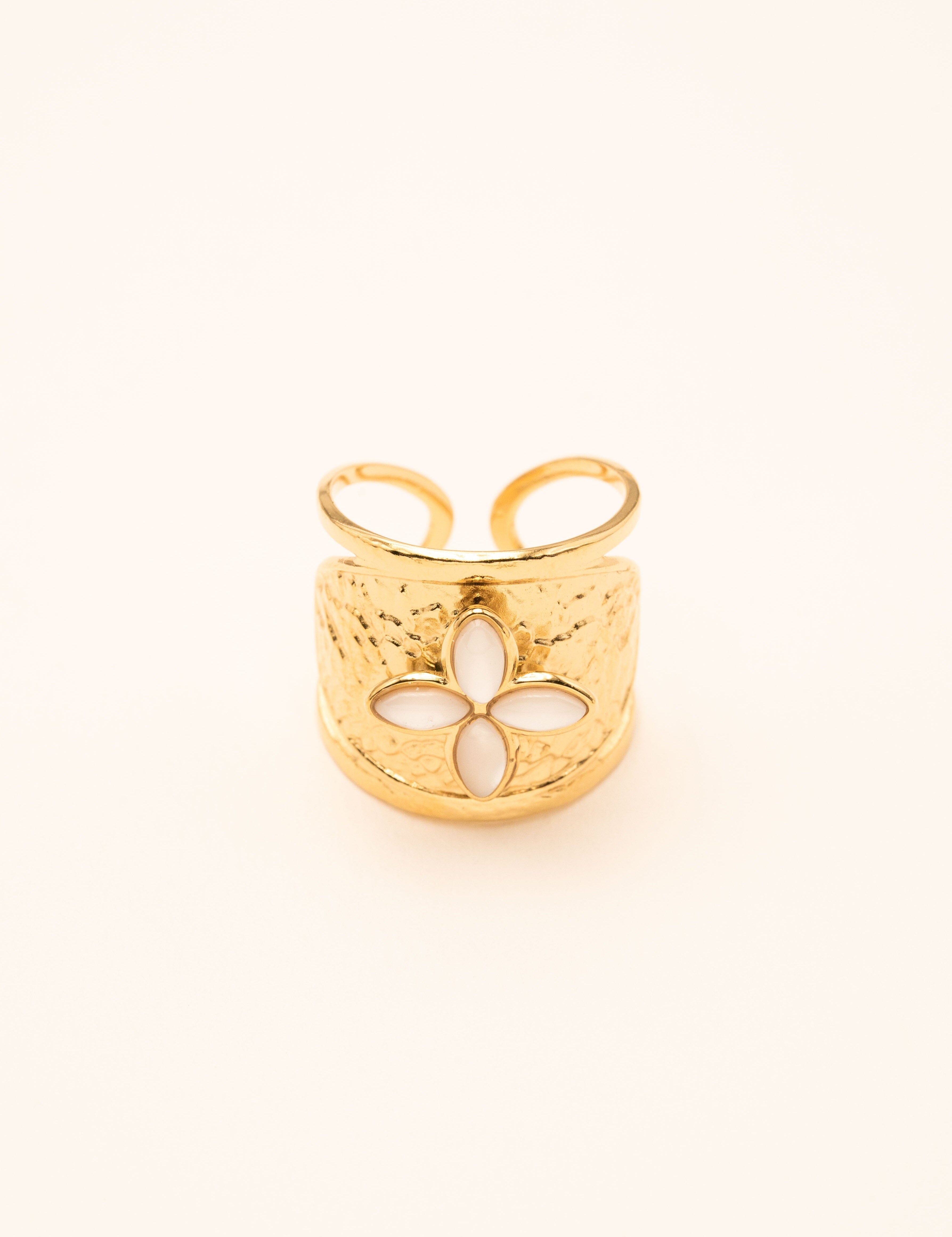 Bague Bohm Paris - Gwendoline Bague Bohm Paris Nacre blanche 
