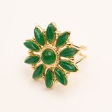 Bague Bohm Paris - Hena Bague Bohm Paris Agathe vert 
