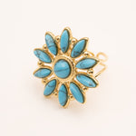 Bague Bohm Paris - Hena Bague Bohm Paris Howlite bleu 