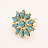 Bague Bohm Paris - Hena Bague Bohm Paris Howlite bleu 