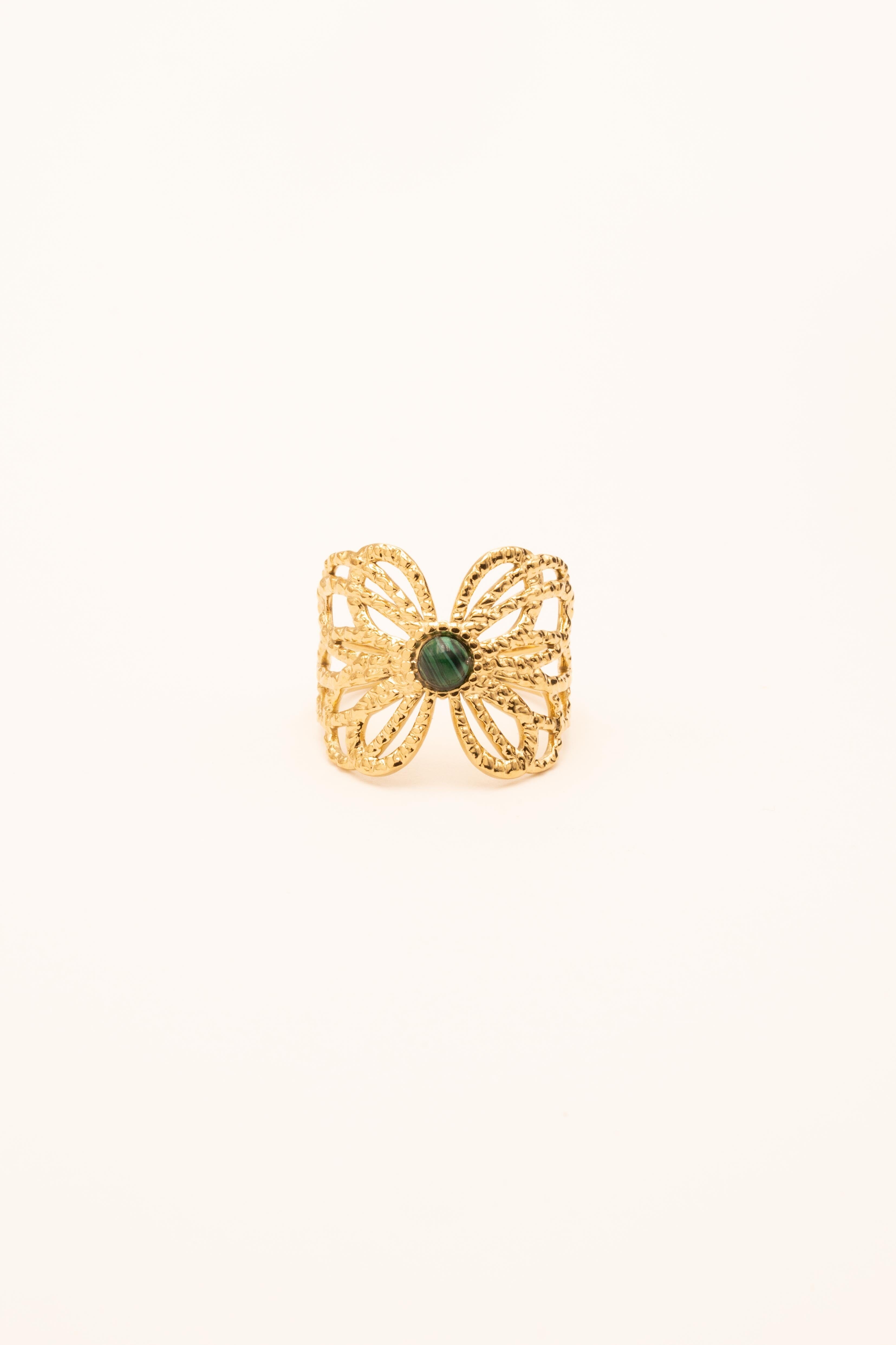 Bague Bohm Paris - Jose Bagues Bohm Paris Malachite 