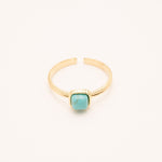 Bague Bohm Paris - Kalys Bague Bohm Paris Howlite bleu 