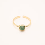 Bague Bohm Paris - Kalys Bague Bohm Paris Jaspe vert 