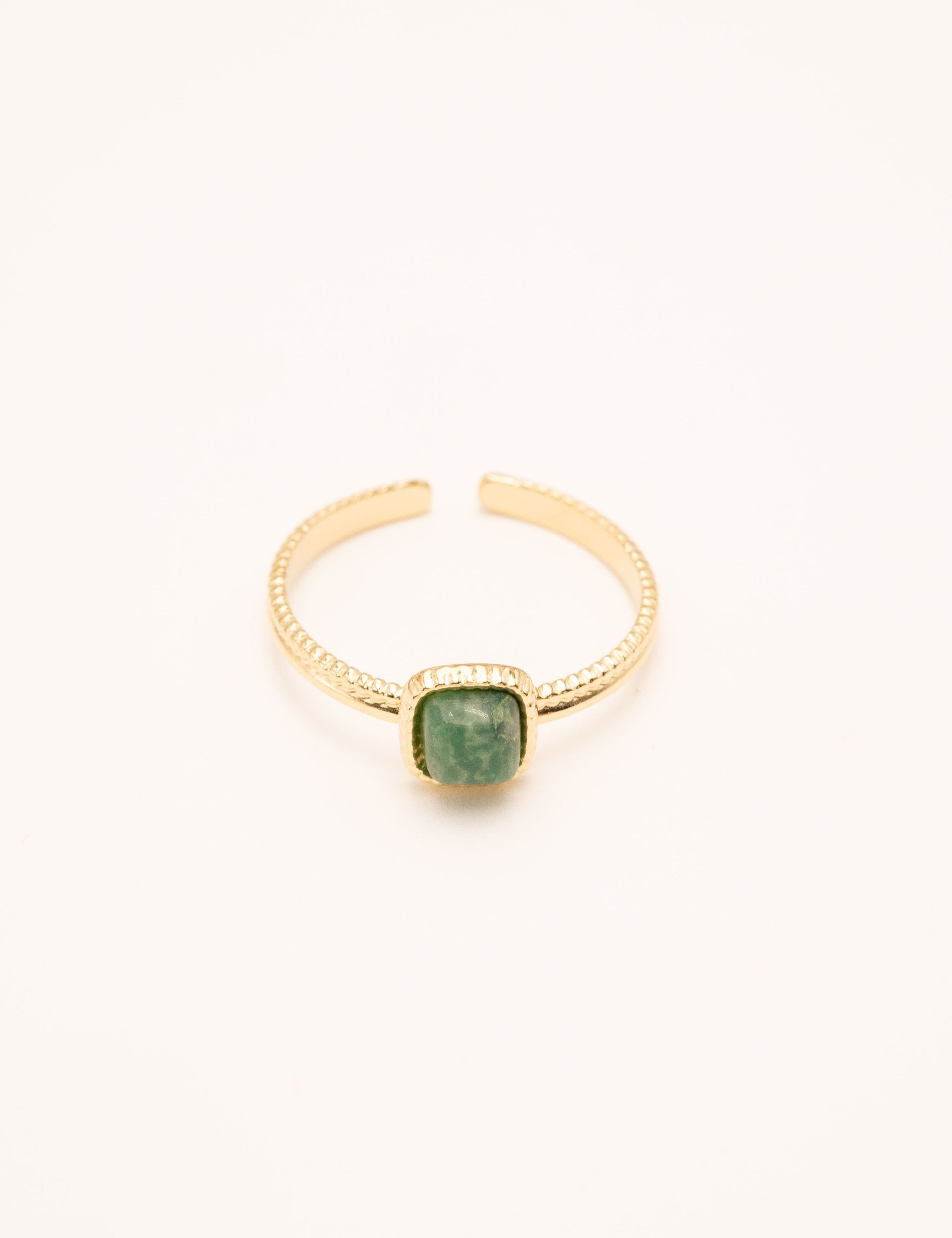 Bague Bohm Paris - Kalys Bague Bohm Paris Jaspe vert 