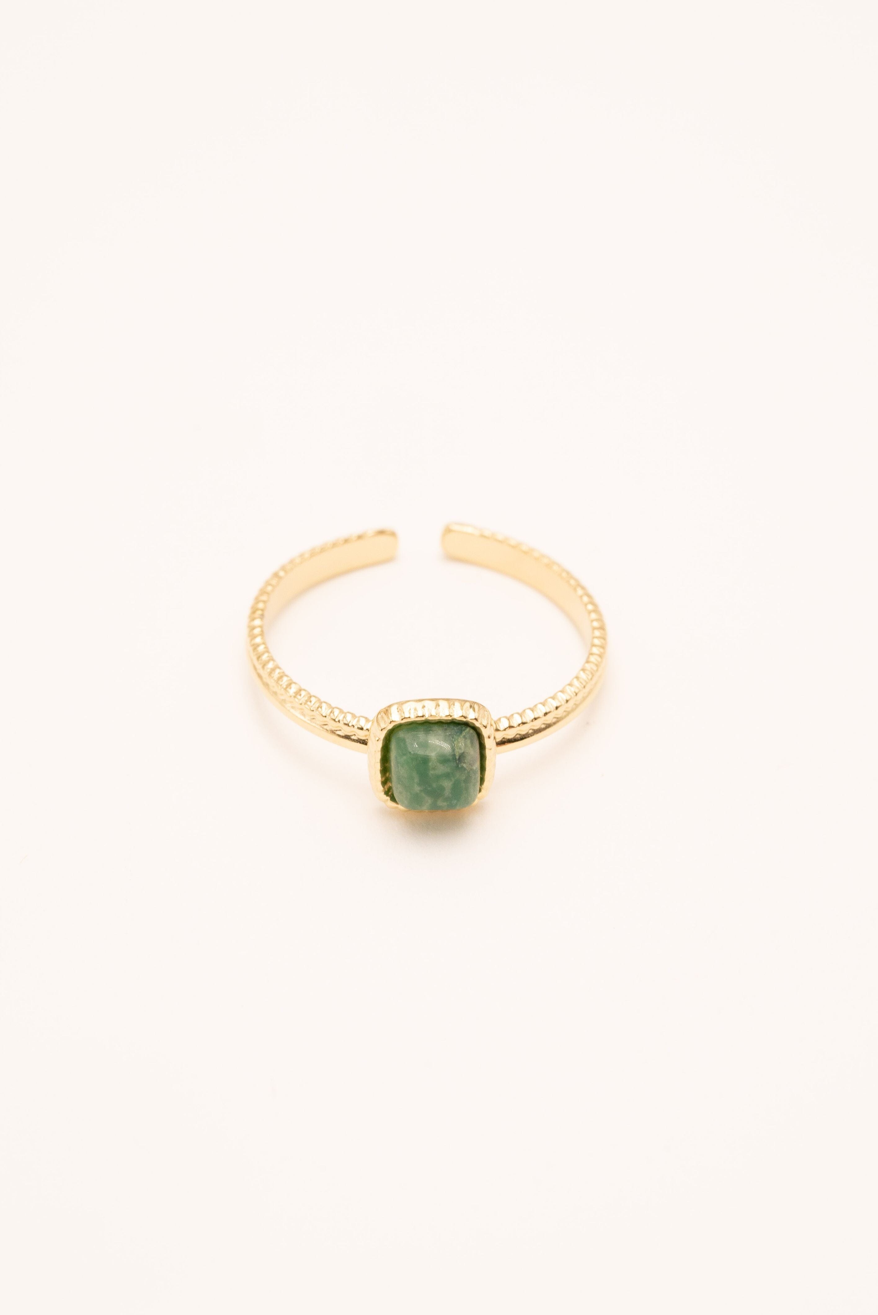 Bague Bohm Paris - Kalys Bague Bohm Paris Jaspe vert 