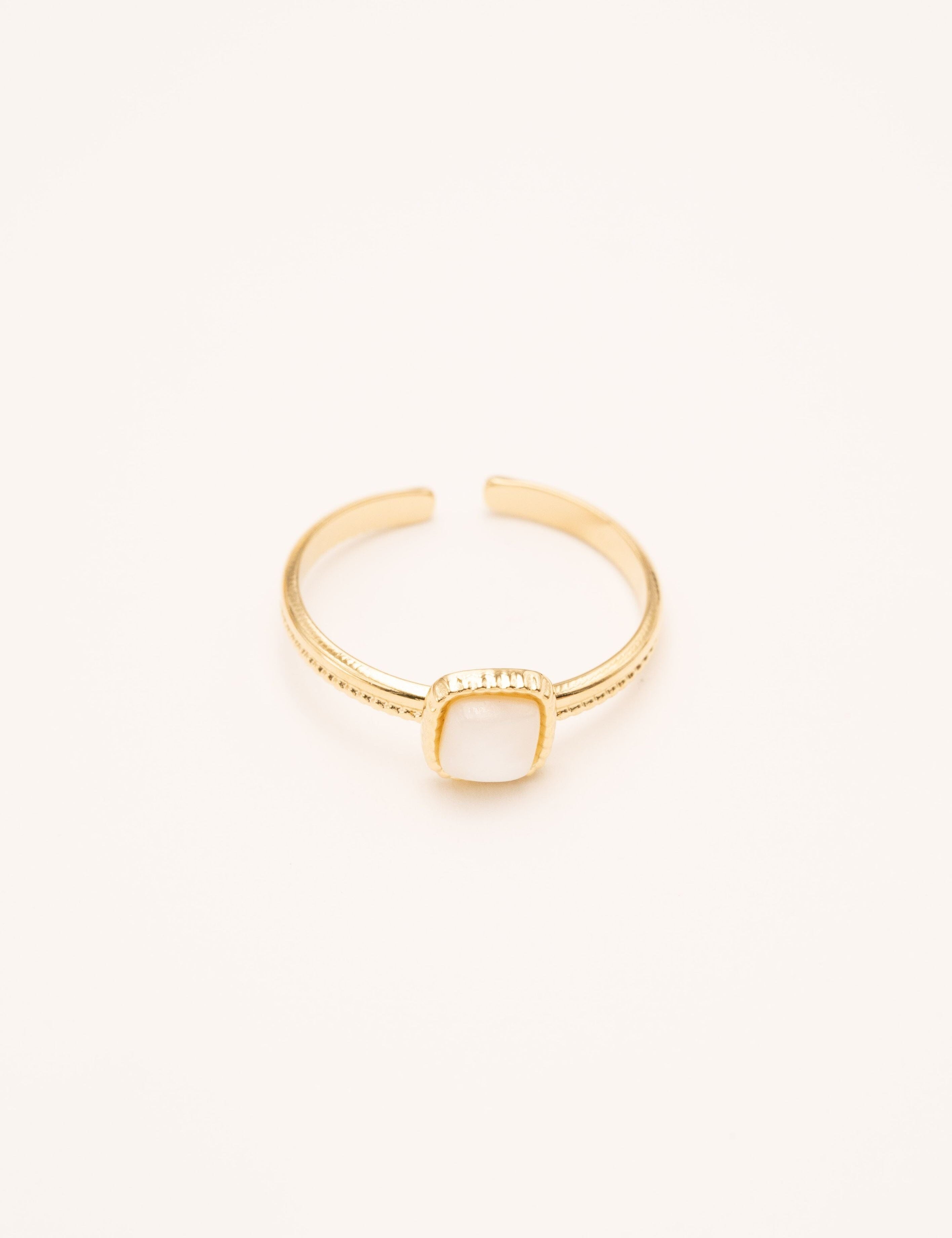 Bague Bohm Paris - Kalys Bague Bohm Paris Nacre blanche 